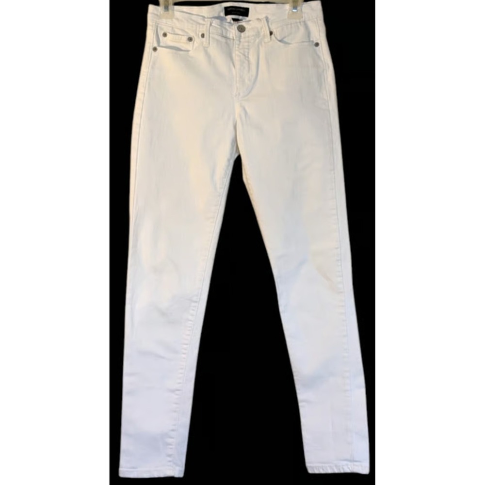 Banana Republic Modern Curvy Sculpt White Jeans (Size 28/6) Pre-Owned